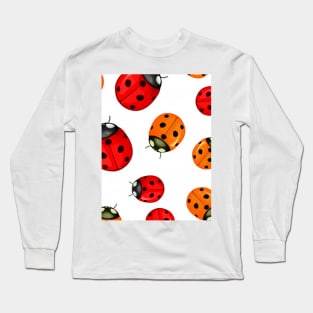 Ladybird design for apparels and products Long Sleeve T-Shirt